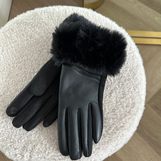 Monica Handschoenen - Zwart